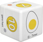 TFA Cube Timer Ei Visszaszámláló óra Fehér, Sárga digitális (38.2041. 07) (38.2041.07)