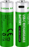 LogiLink Ceruzaakku Lítiumion 1850 mAh 1.5 V 2 db (LR6RCB2) (LR6RCB2)