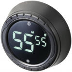 Sygonix Digitális konyhai időzítő, fekete, (SY-5469264) (SY-5469264)