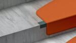 Profilplast Lépcsőszőnyeg profil PVC antracit 30x40 mm 0, 63 m