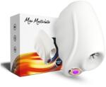 B-Series Masturbator vibrator Master White, texturat, 10 moduri, waterproof, USB rechargeable (52-00020-1)
