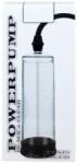 B-Series Pompă pentru penis Powerpump Black & Clear, vacuum manual, silicon și ABS (60-00001)