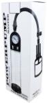 B-Series Pompă penis Powerpump Master Black & Clear, vacuum manual, manometru, silicon și ABS (60-00011)