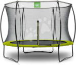 EXIT Toys Trambulin védőhálóval Silhouette trampoline Exit Toys kerek 244 cm átmérővel zöld (ET12930840)