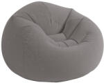 Intex Beanless Felfújható Fotel, Szürke 107x104x69cm - Kényelmes Pihenősarokhoz, Modern és Praktikus Felfújható Megoldással (Intex 68579)