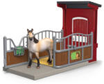 Schleich Boxa pentru ponei cu iapă Mustang (SLH42724) Figurina