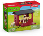 Schleich Cușcă pentru Câini cu Golden Retriveri (SLH42722) Figurina