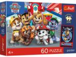 Trefl Patrula Cățelușilor puzzle premium plus de 60 piese pentru copii, cu poster - Trefl (17432) Puzzle