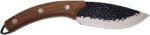 DEPOX Cutit de bucatarie DEPOX®, Japan Vibe, model japonez, lucrat manual, otel, maner lemn, 24.5 cm, maro (1070)