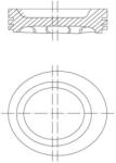 MAHLE dugattyú MAHLE 229 45 00 for MAN (229 45 00)