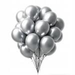 PartyBee Latex lufi csokor szett ezüst 30cm 20db