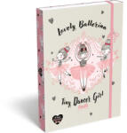 LIZZY Füzetbox, A4, LIZZYSULI, "Tiny Dancer, Lovely Ballerina (TICLFBTDA4) - officepantry