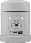 FreeOn Rozsdamentes acél ételtermosz 350 ml szürke (380746)