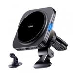 ESR Incarcator Auto Wireless ESR HaloLock Vent, 15W, 1.67A, Negru (inc/372179)