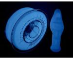 Devil Design Filament Devil Design Pla Glow In The Dark Blue Világító 1, 75mm 0, 33kg (PLA_175_GLOW_IN_DARK_BLUE33)