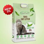 Naturalis Tofu Cat Litter 21 L Green Tea- 100% натурална котешка тоалетна със зелен чай