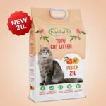 Naturalis Tofu Cat Litter 21 L Peach - 100% натурална котешка тоалетна с праскова