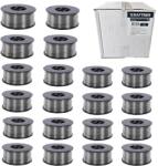 KRAFTNER x20 buc SET Sarma de sudura FLUX 1.0mm, 1kg, MIG-MAG, cu sau fara gaz, KRAFTNER KF-7358-x20 (KF-7358-X20)