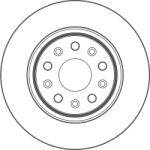 TRW Disc frana TRW DF6869S (DF6869S)