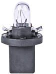  Set 10 becuri auto bord T5 B8.5D 12V 1.2W cu dulie plastic (220526-13)