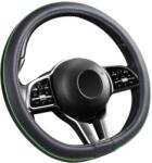 Autolife Bõrhatású Kormányvédõ 38cm / Zöld betétes "D" típusú 00870 (00870) - aruhaz