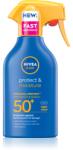 Nivea SUN Protect & Moisture spray autobronzant hidratant SPF 50+ 250 ml