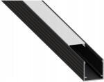 SmartLED Profil încastrat pentru benzi LED, 1 m, negru/alb (SD0101)