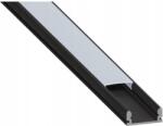 SmartLED Profil încastrat pentru benzi LED, 1 m, negru/alb (SD0029)