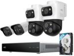 Anker S4 Videófelügyeleti NVR, 4 PoE kamera (2 Bullet-PTZ, 2 Turret), 4K felbontás, színes éjjellátás, 2TB HDD