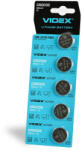  5 db Tartós, Nagyteljesítményű Lítium Gombelem Videx CR2032 CR2032 3V 220 mAh Készlet (5183)