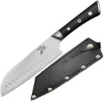 Zelite Razor-Edge, 7" santoku kés, 59 HRC, rozsdamentes acél (RE-SANT-59RW) (RE-SANT-59RW) - klarstein