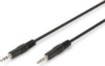 ASSMANN Cablu de conectare audio Assmann stereo 3.5 mm 2.5 m negru (ak-510100-025-s)