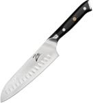 Zelite Alpha-Royal Japanese серия, 7" нож сантоку, дамаска стомана (AR-SANT-AS10) (AR-SANT-AS10)