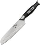 Zelite Comfort Pro серия, 7" нож сантоку, 56 HRC, неръждаема стомана (GE-SANT-56RW) (GE-SANT-56RW)