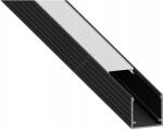 SmartLED Вграден профил за led ленти 1 м черен/бял (sd0101)