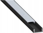SmartLED Вграден профил за led ленти 1 м черен/бял (sd0029)