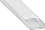SmartLED Вграден профил за LED ленти 1 m сребрист/бял (SD0103)