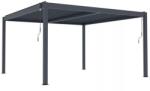 G21 Austin Premium 4x4 m bioklimatikus pergola, antracit alumínium (BP-G21-4X4M-ALU)