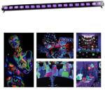 IBIZA LIGHT & SOUND Barra LED UV Ibiza Light LED-UVBAR18 | 18x1W, 98cm, Negru, Plug & Play (LED-UVBAR18)