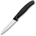 Victorinox Нож за рязане SWISS CLASSIC 8 cm, назъбен, заострен, черен, пластмаса, Victorinox (VN67633)