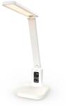 Nedis LTLRC10WT - LED dimmelhető tölthető lámpa kijelzővel 7, 5W/1200 mAh 3000/4000/5700K fehér LTLRC10WT (NE0844)