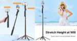 Ulanzi Selfie-stick Ulanzi SK-07 V2 cu telecomanda bluetooth