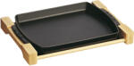 Staub Tavă de servire din fontă cu lemn de 33 x 23 cm Staub (ST1205223) Tava
