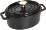 Staub Oală ovală, neagră V 1.0 l Staub (ST1101725)