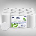 Lucart Eco 14 CF tekercses kéztörlő 14cm átm. - 2 rétegű, fehér, 55m (Karton - 12 tek)