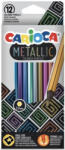 CARIOCA Színes ceruza, CARIOCA Metallic, 12 db-os, hatszögletű (SZCC43164)