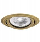Kanlux Argus Mennyezeti lámpatest kerek 12V GX5.3 sárgaréz patinás 50W (330)