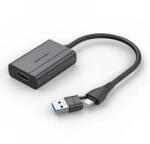 Vention Adaptor video Vention, USB-C (T) sau USB-A(T) la HDMI (M), 0.15m, rezolutie 1080p la 60Hz, negru, ACYHB (timbru verde 0.08 lei) - 6922794776920 (ACYHB)