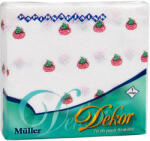 Müller mintás szalvéta 70 db-os 32x32 1 rétegű Dekor - Almás