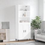 vidaXL Dulap înalt, alb, 69, 5x34x180 cm, lemn compozit GartenMobel Dekor (3189973) Comoda